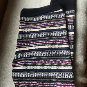J Crew Fair Isle Merino Leggings